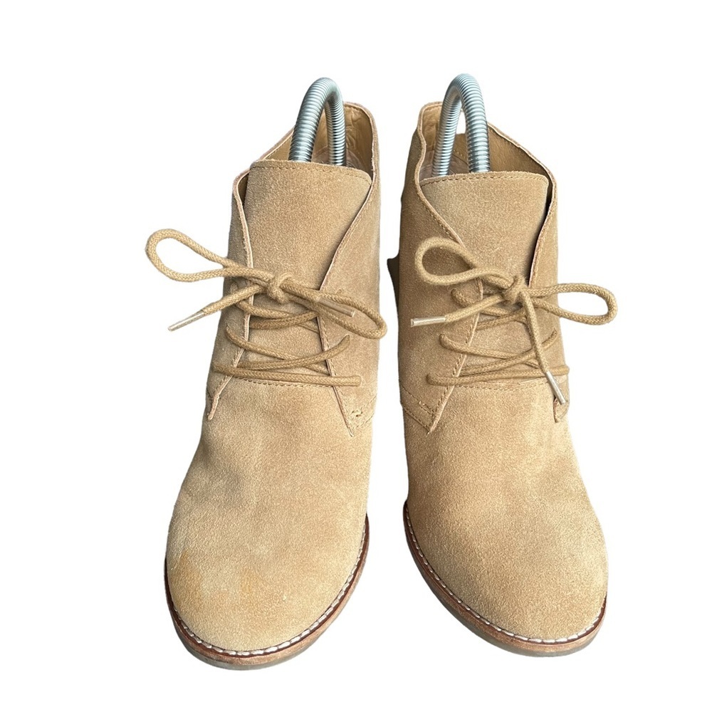 Lucky Brand Tan Leather Upper Bootie Size: 9.5